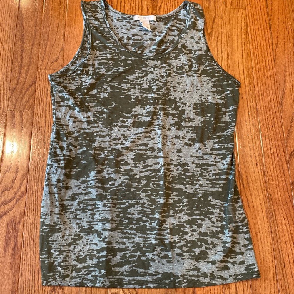 covington sheer camo tanktop